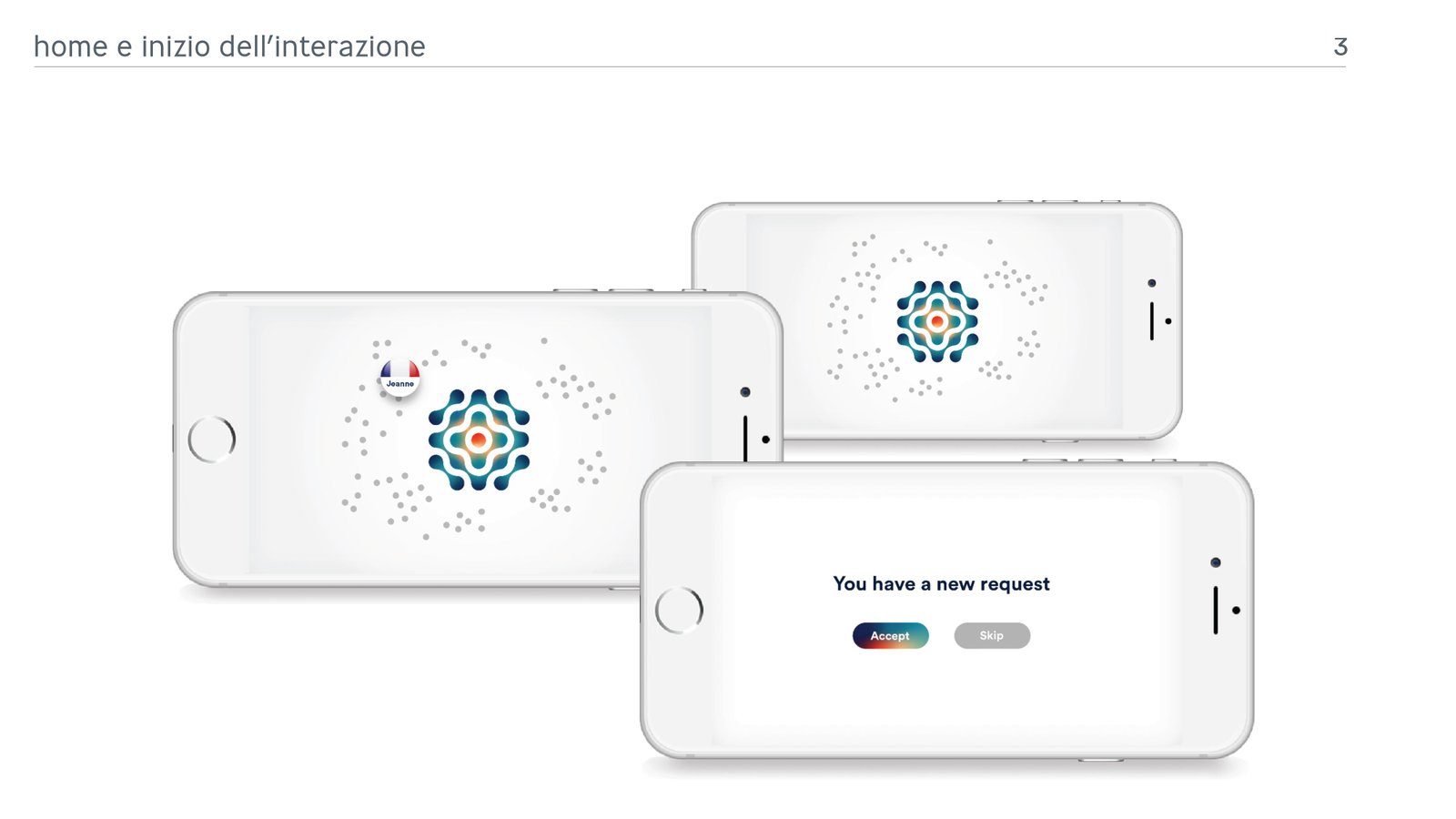 vista dall'alto sull'area interattiva con rappresentazione scritta sulla sabbia della domanda del visitatore all'oracolo 